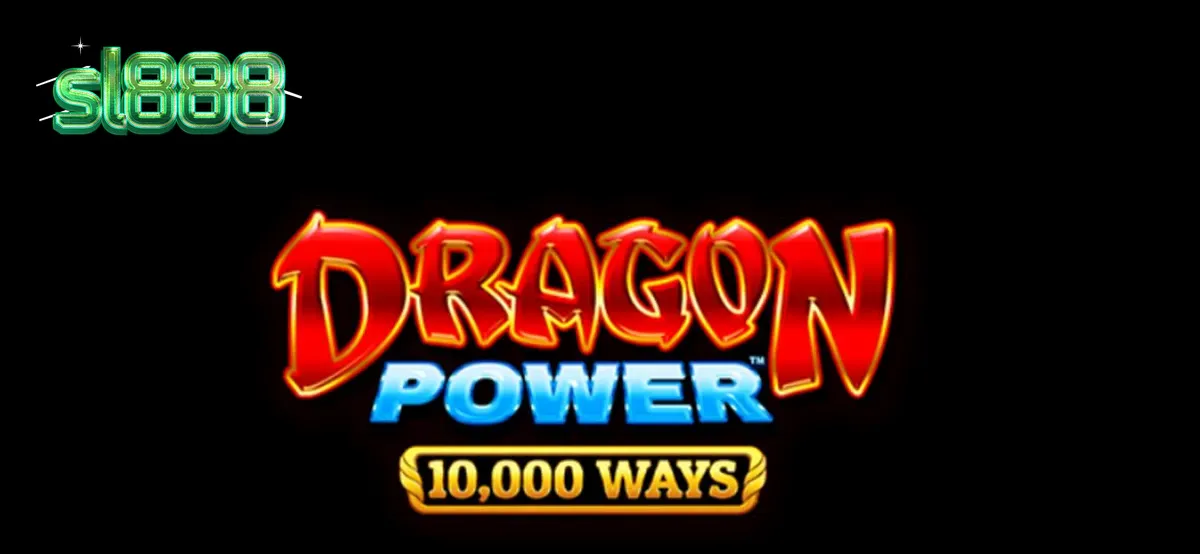 Tampilan antarmuka slot Dragon Power 10,000 Ways pada perangkat seluler dengan latar belakang kuil emas.